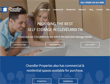 Tablet Screenshot of chandler-property.com